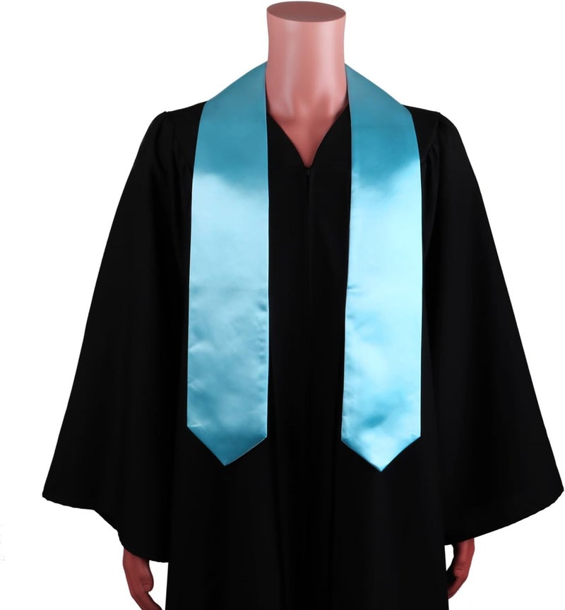 SAMDEEMI Unisex Adult Plain Graduation Stole Sash 60" long - Image 2