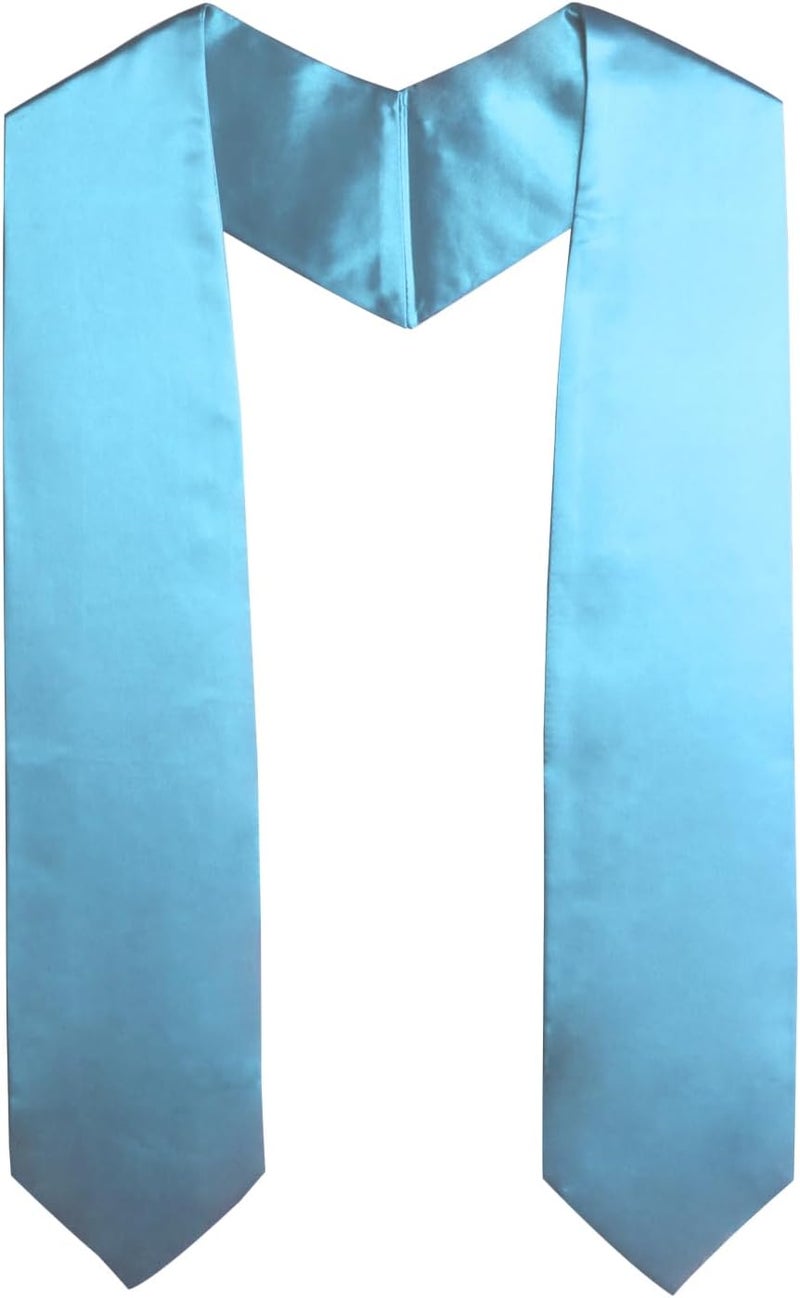 SAMDEEMI Unisex Adult Plain Graduation Stole Sash 60" long - Image 1