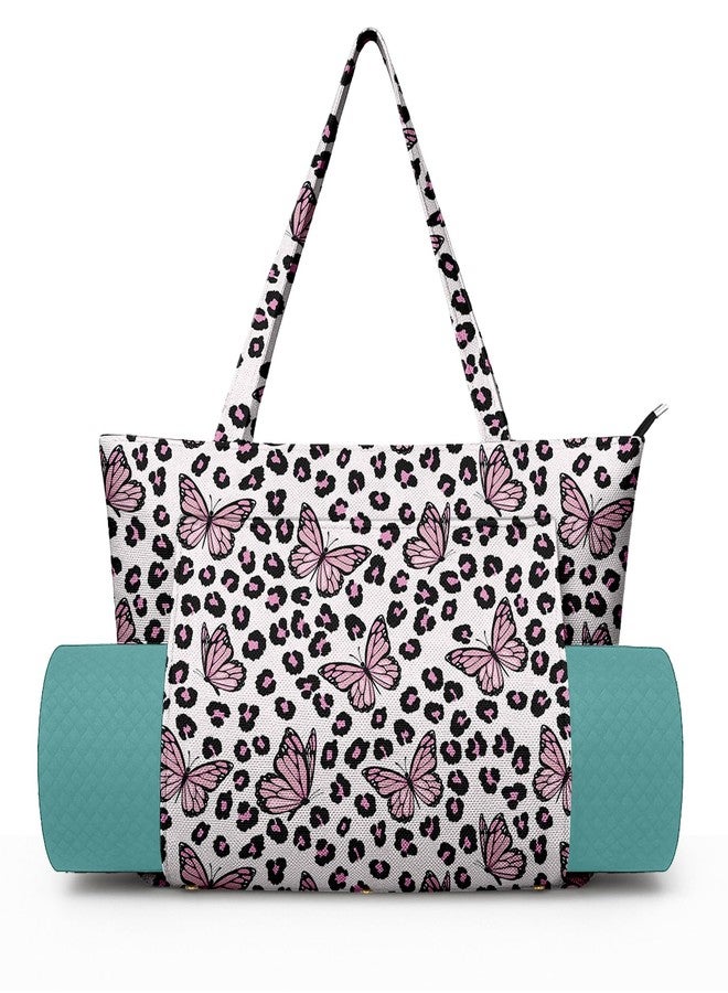 Adalore Women's Yoga Bag with Yoga Mat Bag Carrier - Large Mat Pocket Fitness Tote for Pilates, Gym, Travel, Office & Beach Yoga mat Bags - Image 1