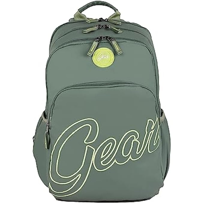 Gear Compact BTS3C 30L Medium Water Resistant School BagCasual BackpackDaypackTravel BackpackKids BagCollege Bag for BoysGirlsMenWomen Green - Image 1