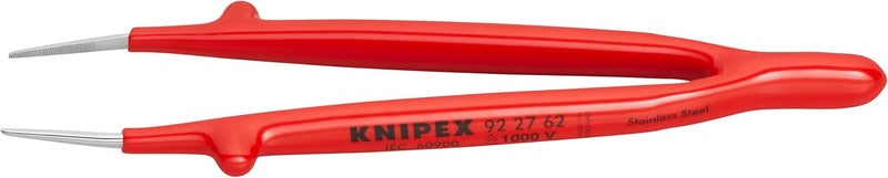 KNIPEX - 92 27 62 Tools - Precision Tweezers, 1000V Insulated (922762)