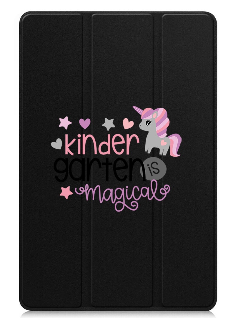 Theodor Protective Flip Case For Huawei MatePad SE 11 (2024) With Trifold Stand Auto Wake Sleep Shockproof Cover Kinder garden magical - Image 1