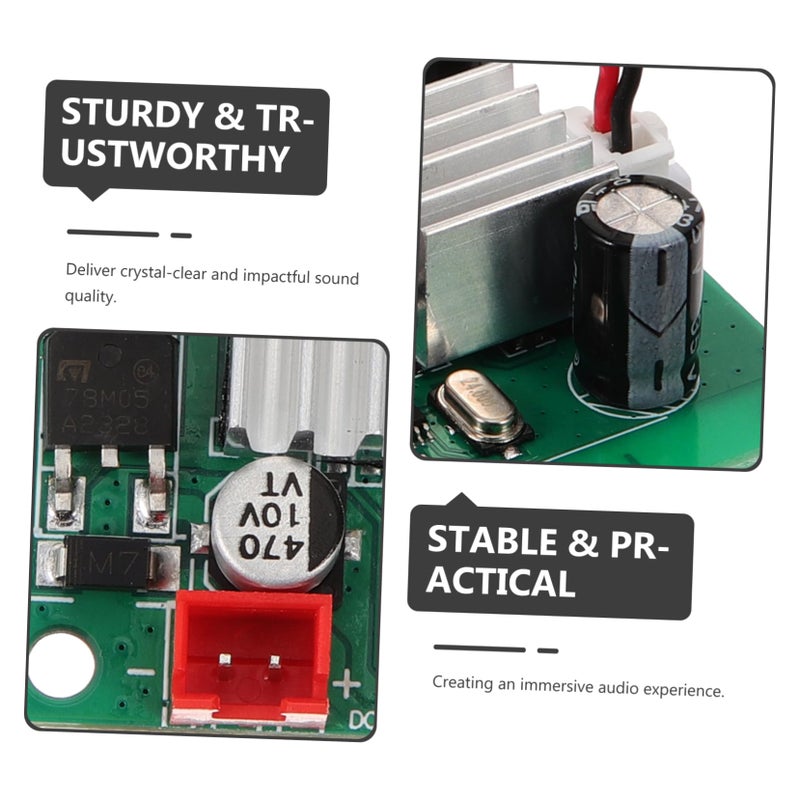 Dual Channel Stereo Power Amplifier Module Board with Enhanced Bass for Home Audio - Image 4