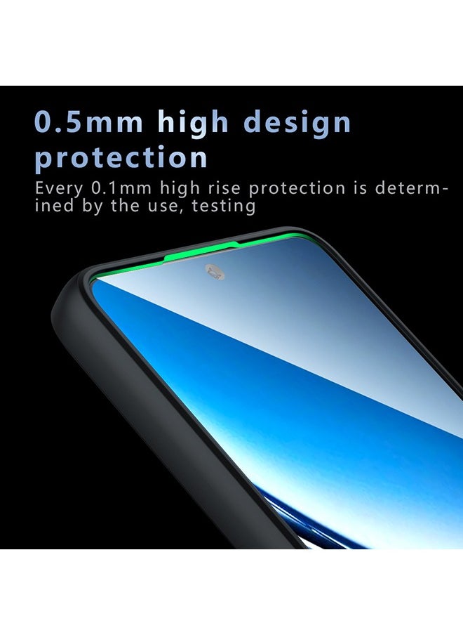 Generic Case for Xiaomi POCO X7 Pro 5G, Frosted Translucent Back Protective Slim Phone Cover, Anti-Fingerprints, Anti-Fall Drop Protection, Shockproof Case for Xiaomi POCO X7 Pro 5G (Black)  - Image 5