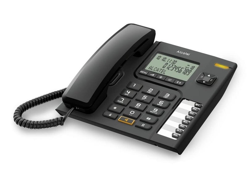 Alcatel T-76 Corded Landline Phone with Caller ID & Speakerphone (Black) - Image 3