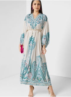 Khizana Abstract Print Dress  - Image 1