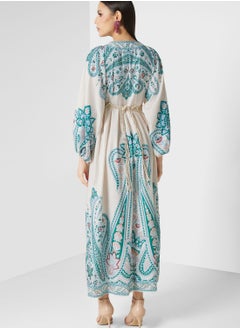 Khizana Abstract Print Dress  - Image 2