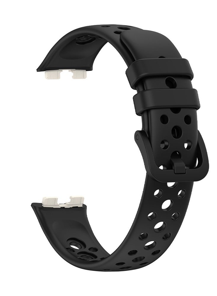 DTBG Soft Silicone Watch Straps, Suitable for Huawei Band 8, Band 9, Band 10 , Waterproof, Breathable and Adjustable Sports Watch Straps  - Image 2