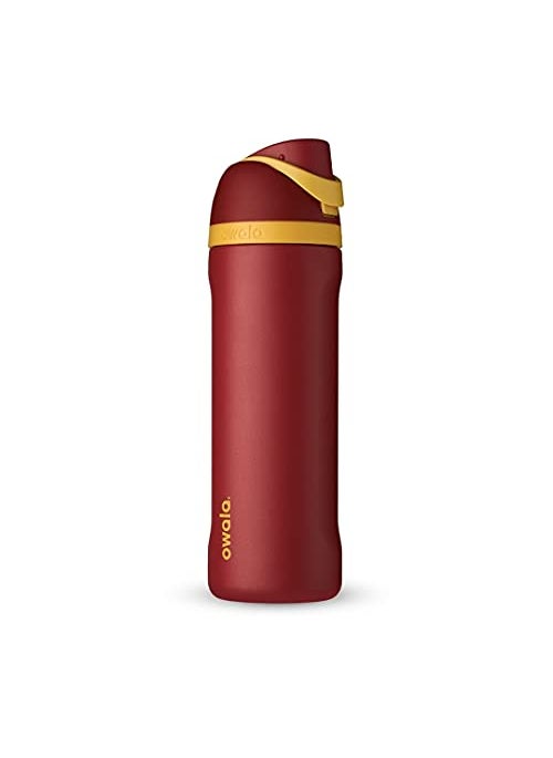 Owala Owala Harry Potter FreeSip Insulated Stainless Steel Water Bottle with Straw BPAFree Sports Water Bottle Great for Travel 24 oz Gryffindor 