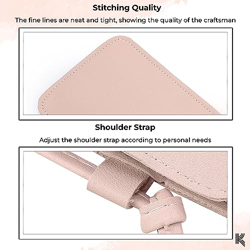 Kraptick Phone Sling Bag for Women - Phone Holder Sling Bag, Phone Crossbody Case, Hands-Free Phone Bag (Peach) - Image 4