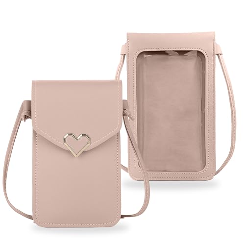 Kraptick Phone Sling Bag for Women - Phone Holder Sling Bag, Phone Crossbody Case, Hands-Free Phone Bag (Peach) - Image 1