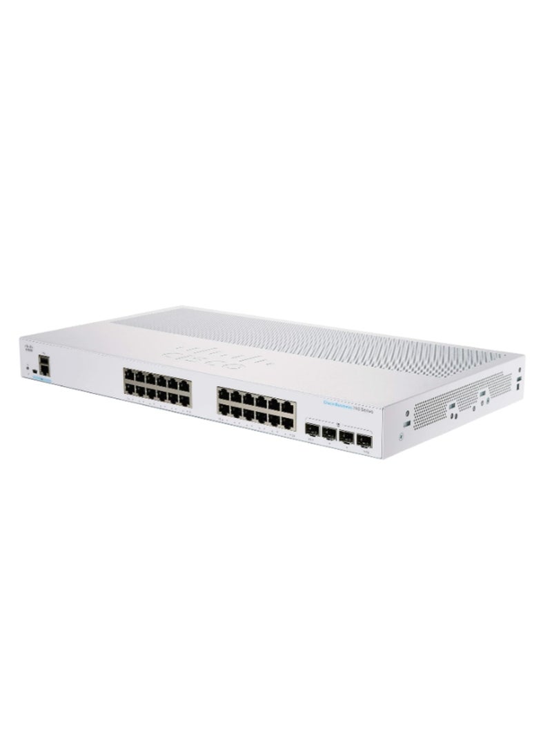 CISCO & RAFFI - CISCO DESIGNED Business CBS350-24T Managed Switch | 24 Port GE | 4x10G SFP+ | Limited Lifetime Protection (CBS350-24T-4X) - Image 1