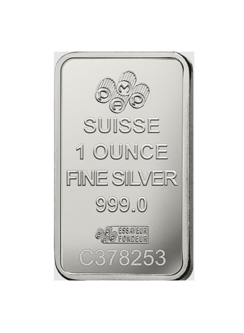 Swiss Gold - 2 Ounces 31.1 Grams With 4 Ounces Of Silver PAMP Weight. 31.1 Free