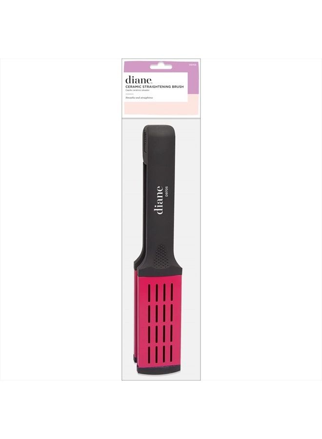 Diane Straightening Brush, Ceramic with Nylon Bristles for Thick Coarse Hair – Use for Smoothing and Straight Hair Styles - Image 3