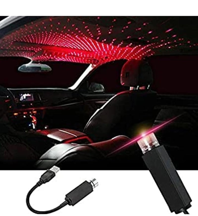 kunya Interior Car & Room Roof Star Laser, LED Starry Laser Atmosphere Ambient Projector Light USB Port, Night Home Decoration Galaxy Light Pack of 1 - Image 5
