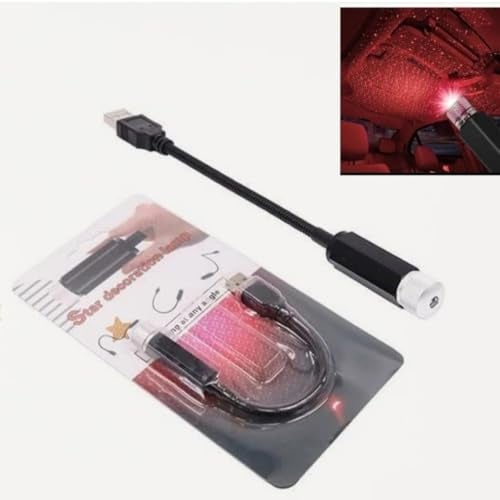 kunya Interior Car & Room Roof Star Laser, LED Starry Laser Atmosphere Ambient Projector Light USB Port, Night Home Decoration Galaxy Light Pack of 1 - Image 2
