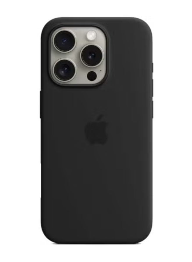 JAJEEK Apple iPhone 16 Pro Max 2024 Premium Soft Liquid Silicone Case Cover (MCRPSN) – Black – Ultra-Slim Shockproof Protective Back Case with Microfiber Lining, Anti-Smudge Matte Finish, Full Protection, MagSafe & Wireless Charging Compatible - Image 3