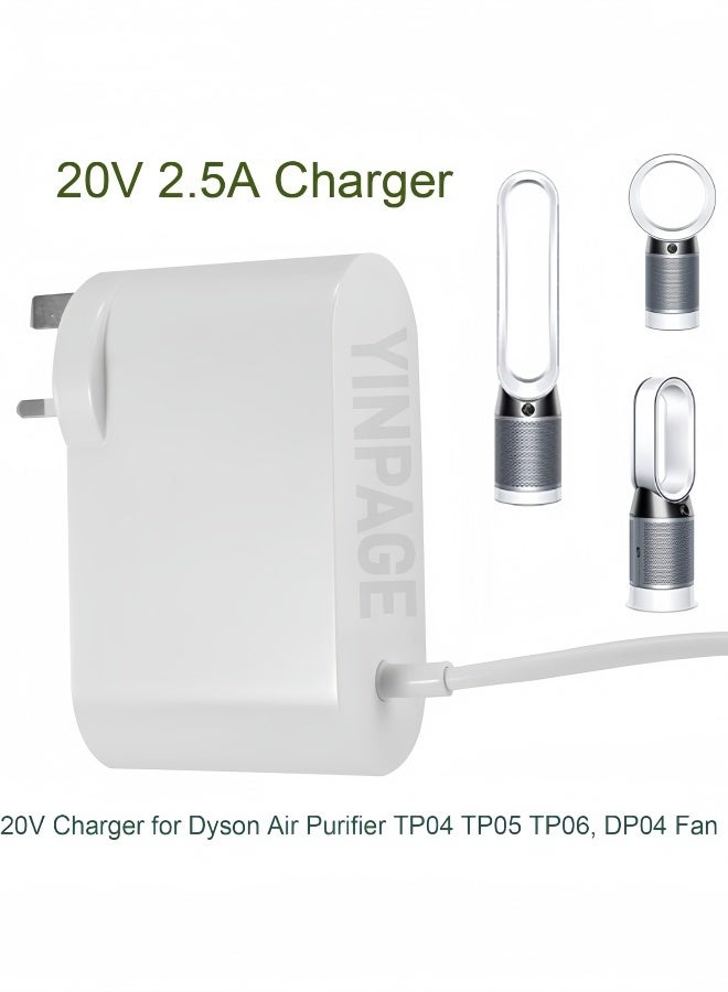 الصفحة الرئيسية شاحن 20 فولت لـ Dyson DP04 و TP04 و TP05 و TP06 و BP01 و PH02 و PH04 و PH09 وكابل محول طاقة بديل - Image 4