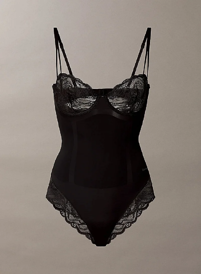 Calvin Klein  Shapewear Bodysuit - Sensual Stretch Lace for Women | Best Price UAE
