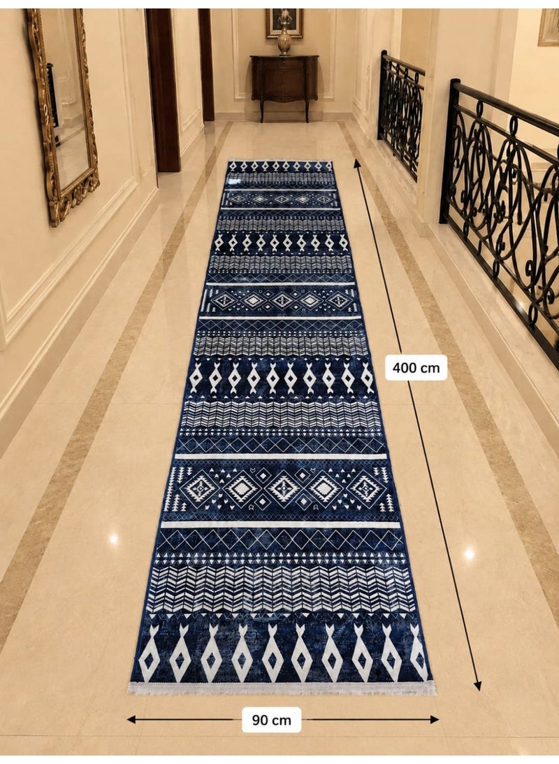 سجادة ممر طويلة 400×90 سم نانو سيراميك – جودة عالية ومظهر أنيق - Image 2