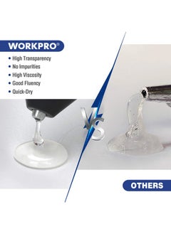 WORKPRO Hot Glue Sticks Compatible With Most Glue Guns Multipurpose For Diy Art Craft General Repairs Home Decoration And Gluing Projects (0.27X4 200Pcs)  - Image 4