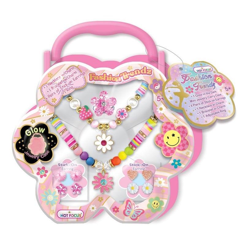 Hot Focus - Fashion Trendy Groovy Flower Jewelry Set - 900NGF