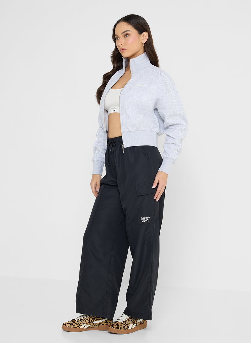 Reebok Brooklyn Cropped Bomber Jacket - Image 4