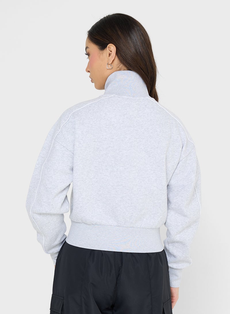 Reebok Brooklyn Cropped Bomber Jacket - Image 2