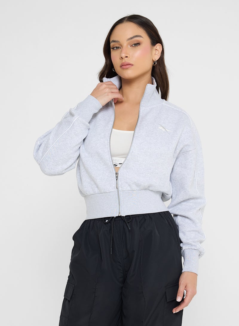 Reebok Brooklyn Cropped Bomber Jacket - Image 1