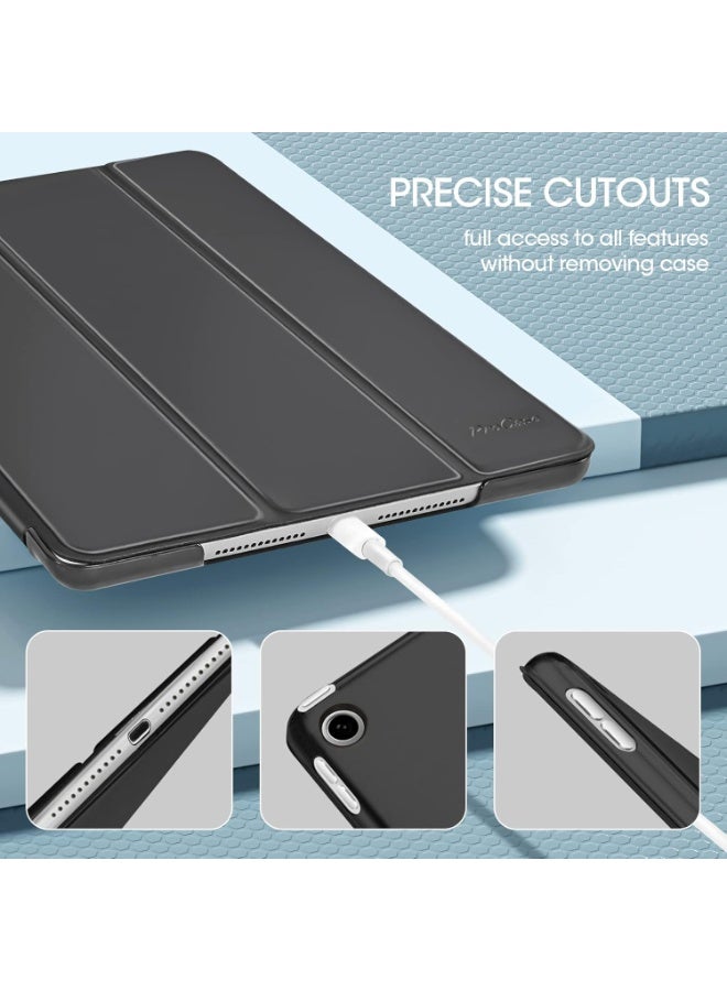 erorex iPad 10.2 Case (7th/8th/9th Gen) – Black Translucent Smart Cover with Auto Wake/Sleep - Image 5