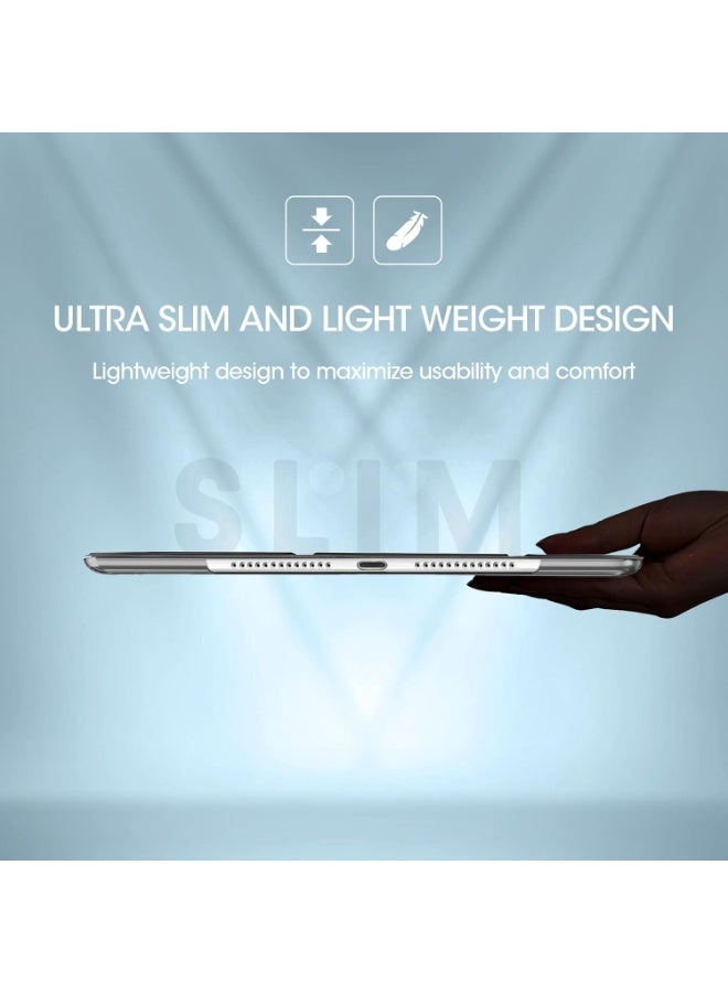 erorex iPad 10.2 Case (7th/8th/9th Gen) – Black Translucent Smart Cover with Auto Wake/Sleep - Image 4