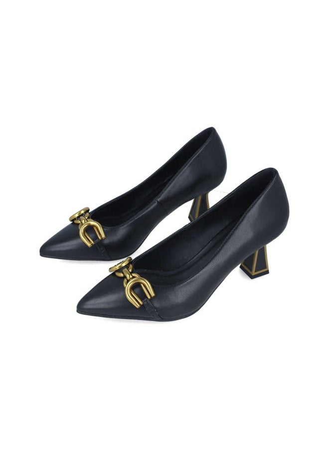 MENBUR Fascino Gold Jewelery Heels - Image 2