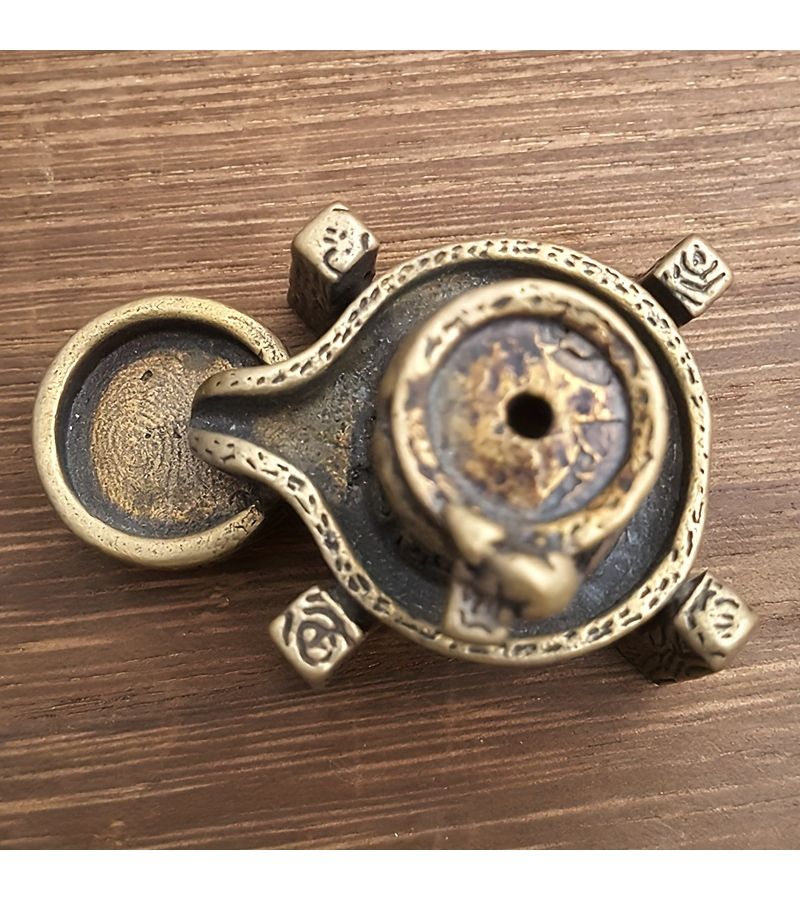Creative Small Stone Mill Backflow Incense Holder Smoke Flow Cloud Craft Ornaments - Image 2