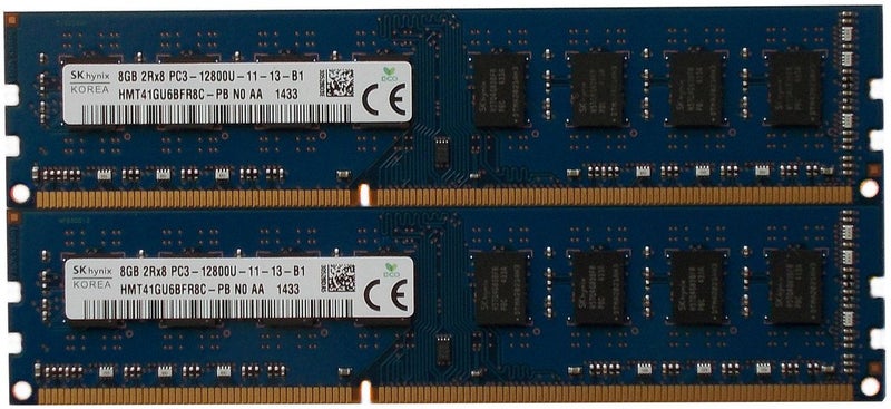 SK Hynix Hynix Original 16GB kit (2 x 8GB), 240-pin DIMM,Unbuffered, Non ECC, DDR3 PC3-12800 Desktop Memory Module - Image 5