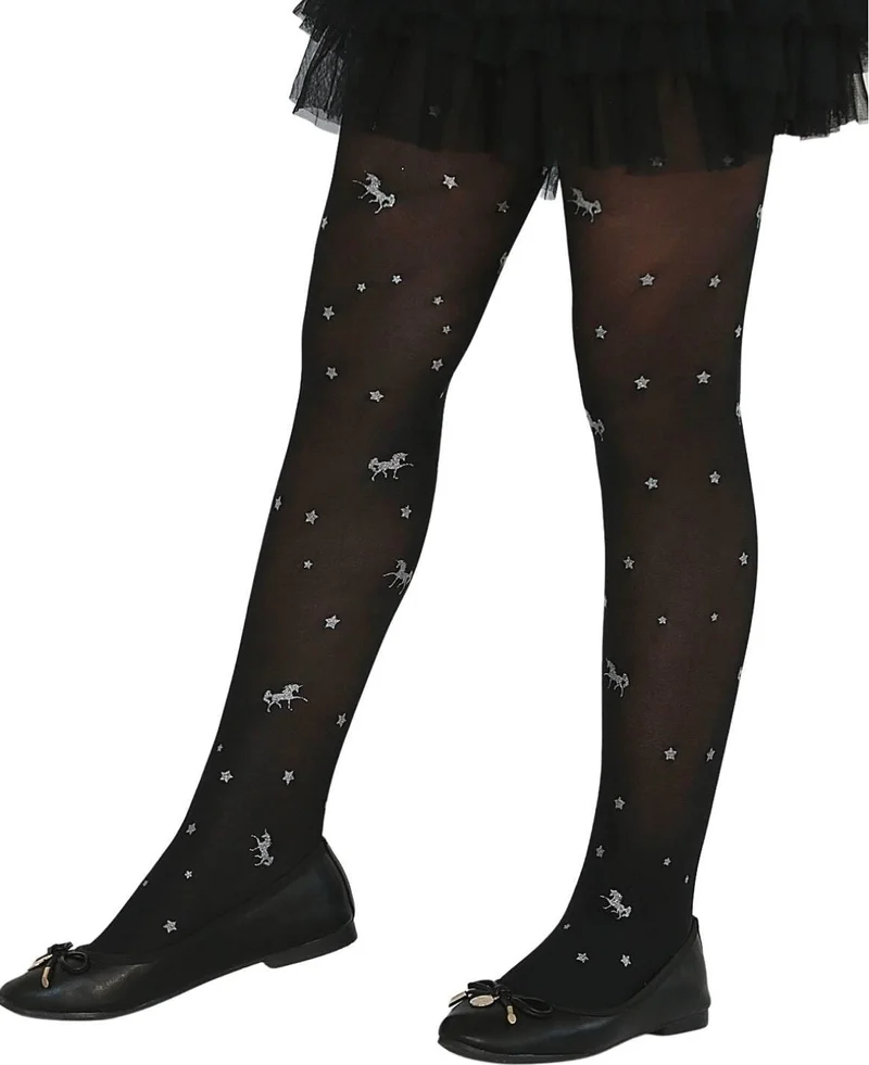 دايمود Generation Kids Tights Black-Silver
