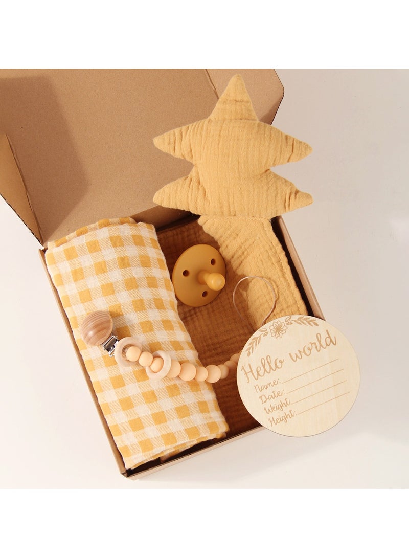 general Baby gift box playset baby can nibble puzzle comfort towel blanket newborn birth gift stimulate baby's sensory development - Image 3