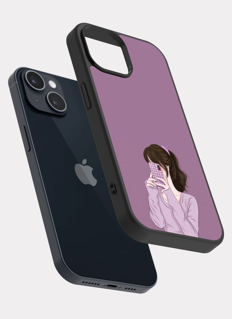 بكسلات كفر ايفون 14 جميل بنفسجي - Image 2