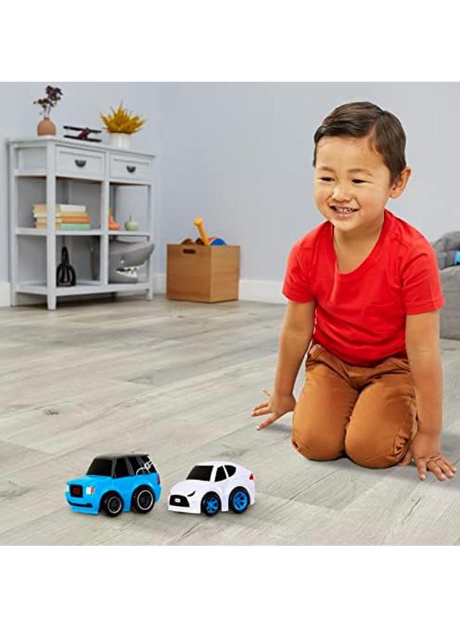 little tikes My First Cars Crazy Fast Cars 2 Pack Electro Riders Ev Electric Vehicle Themed Pullback Toy Car Vehicle Goes Up To 50 Ft - Image 2