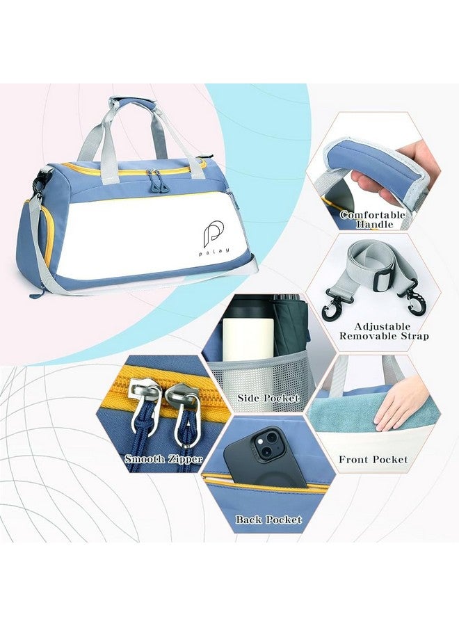 PALAY¬Æ Travel Bags for Luggage Muti- Pocket Sports Duffle Bags for Women with Wet Pocket & Shoe Compartment Weekender Overnight Gym Bags for Women - Image 3