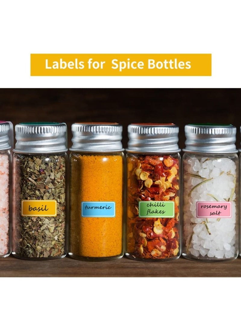 SYOSI 380Pcs Waterproof Labels NameTag Stickers Bottle Removable Label for Water Bottles and Daycare Kids School Supplies Spice Jars Home Storage Containers - Image 4
