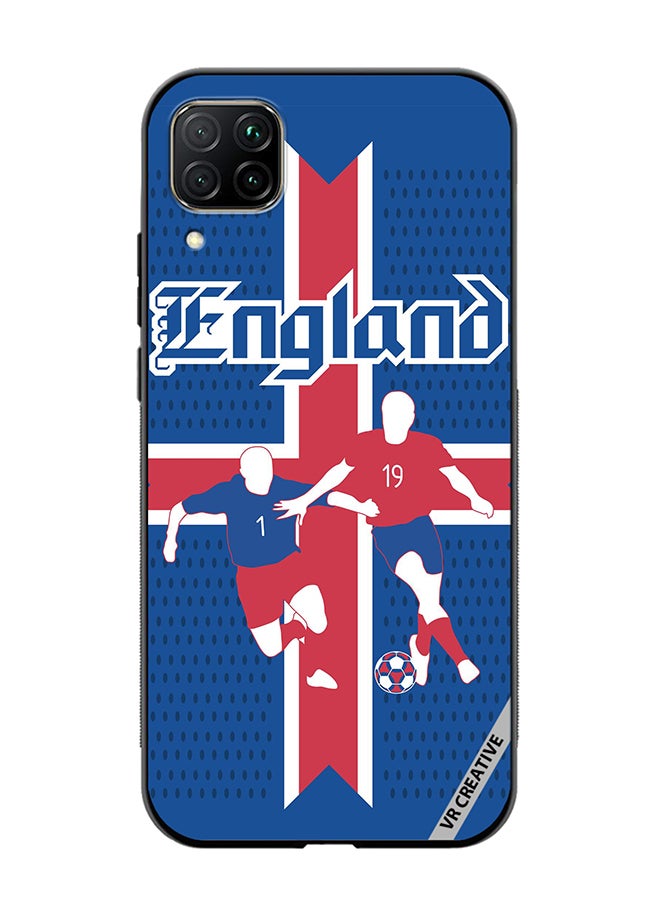 VR CREATIVE Protective Case Cover For Huawei Nova 7i/P40 Lite Sports Soccer Football England Design Multicolour - Image 1
