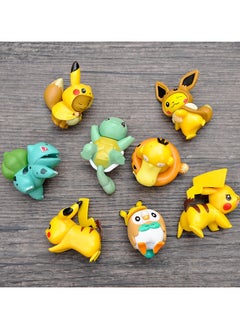 QiaoKai 8-Piece Set of Pokémon Animal Figures set, pet Pokémon Decorative Doll Model Doll Toy Animal Set Mini Doll Ornaments  - Image 2