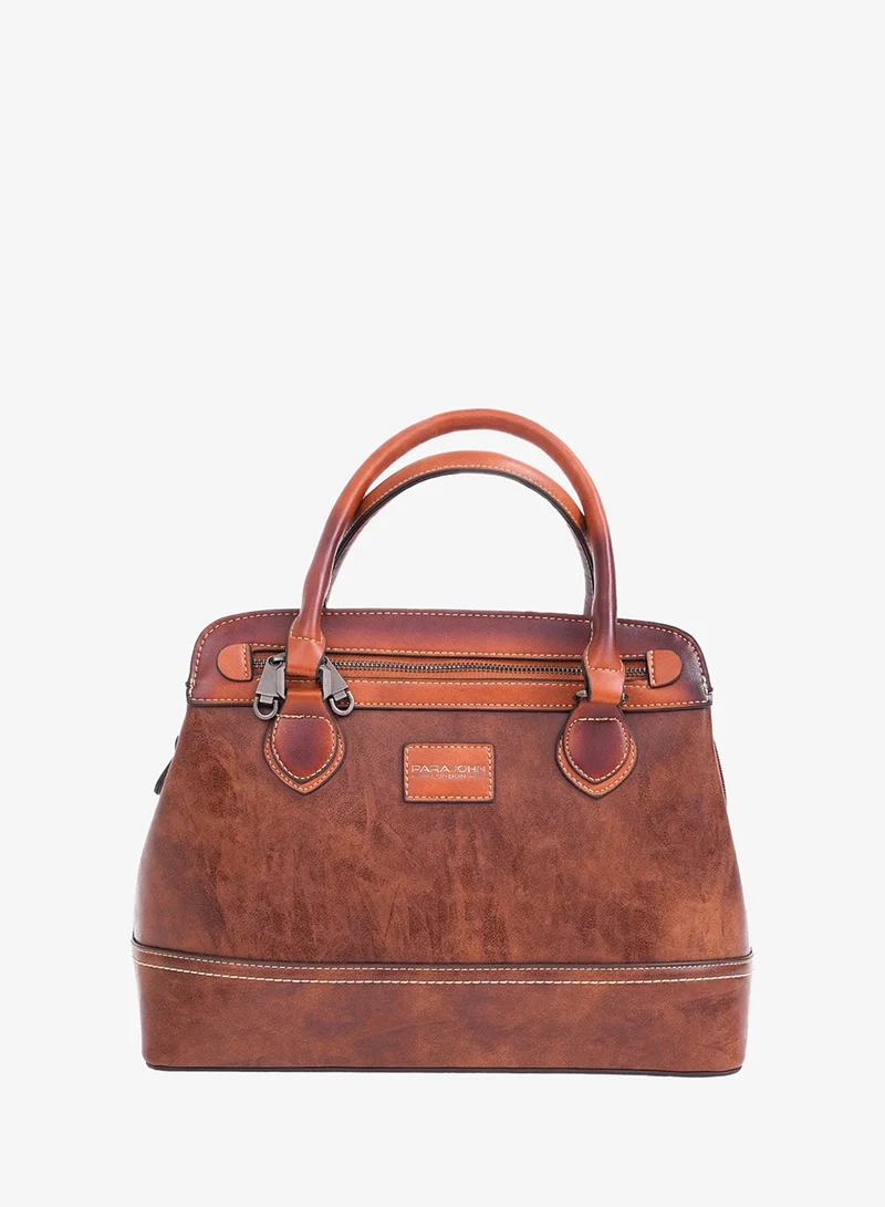 بارا جون حقيبة يد نسائية باراجون لندن بتصميم فينتيج من جلد البولي يوريثين | حقيبة توت أنيقة للاستخدام اليومي بلمسة فاخرة من الجلد