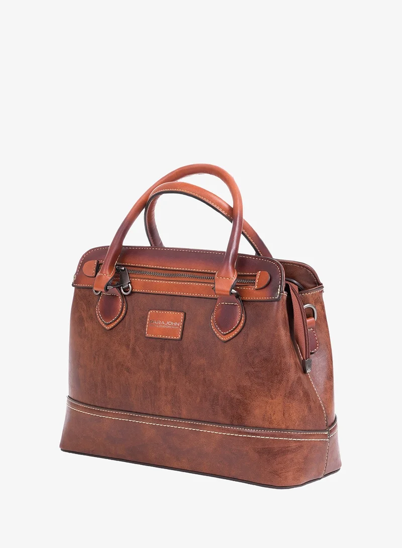 بارا جون حقيبة يد نسائية باراجون لندن بتصميم فينتيج من جلد البولي يوريثين | حقيبة توت أنيقة للاستخدام اليومي بلمسة فاخرة من الجلد