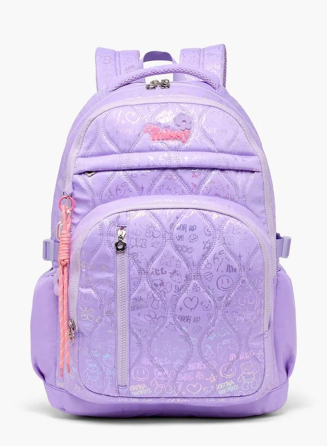 Little Missy Printed School Backpack For Girls 13+ Years With Padded Laptop Sleeve
