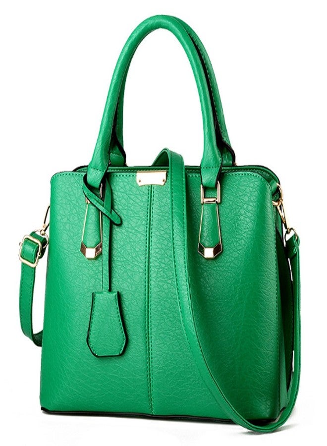 FiveloveTwo Women Satchel Handbag Tote Purse Top Handle Bag Shoulder Bag green - Image 1