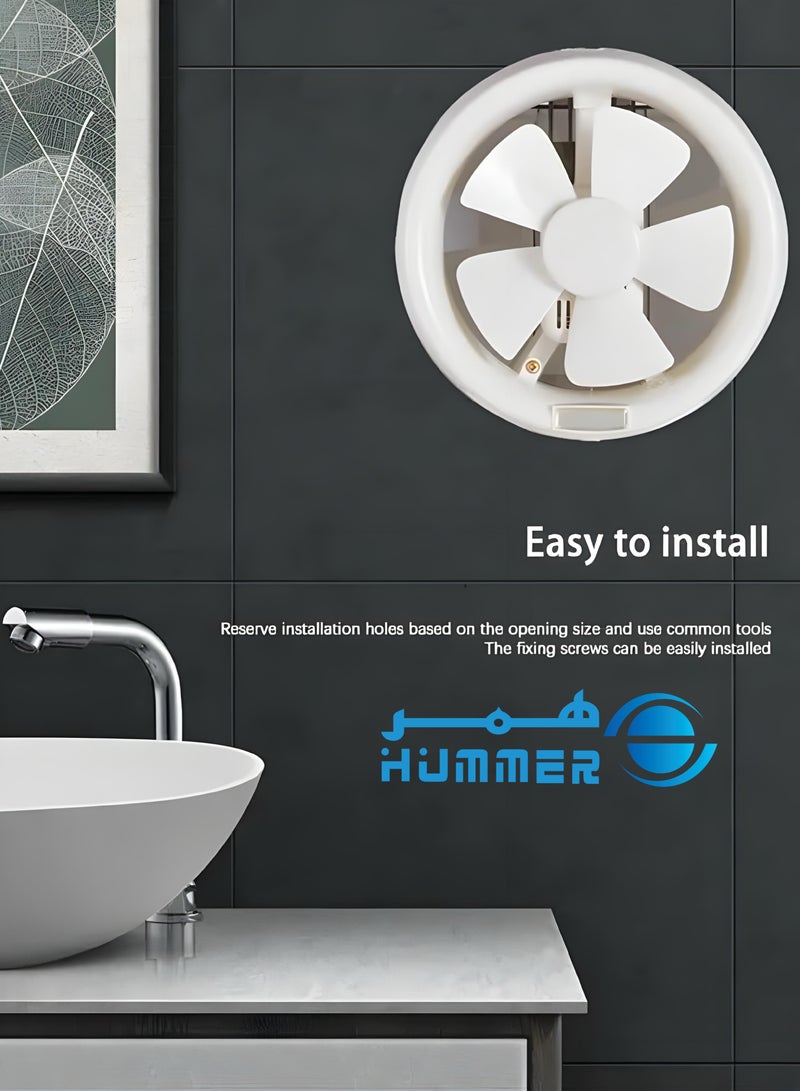 Hammer 6-Inch Recessed Round Exhaust Fan – High Performance in a Sleek White Design! - Image 3