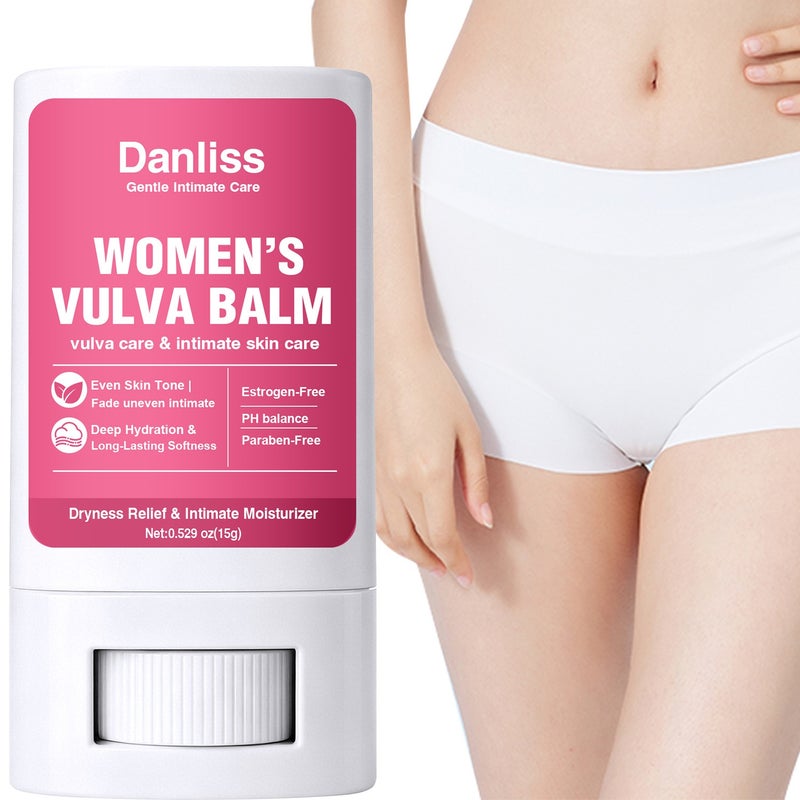 Danliss Feminine Intimate Soothing Cream 15g Rotating Solid Intimate Brightening Moisturizing Balance pH - Image 1