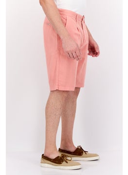 Pepe Jeans Men Relaxed Fit Plain Basic Shorts, Pink  - Image 4