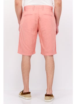 Pepe Jeans Men Relaxed Fit Plain Basic Shorts, Pink  - Image 2